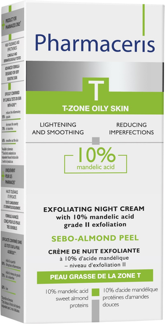 Крем для обличчя Pharmaceris T Sebo-Almond-Peel відлущувальний з 10% мигдалевою кислотою 50 мл (5900717142817) - зображення 2