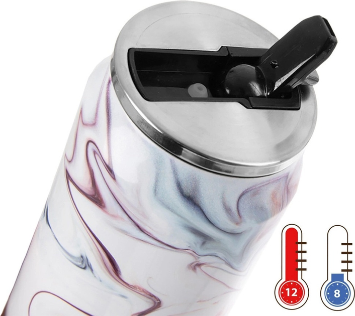 Kubek termiczny puszka Orion Wielokolorowy 500 ml (8592381217099) - obraz 2