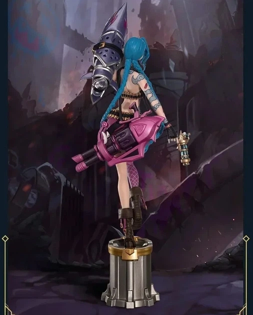 Фігурка з гри League of Legends Ліга легенд, Jinx, Джинкс, Arcane Аркейн 22 см - зображення 5