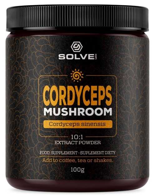 Suplement diety Solve Labs Cordyceps Mushroom w proszku 100 g (5903293767184) - obraz 1