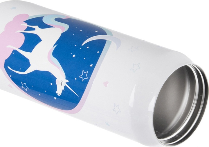 Kubek termiczny puszka Orion Jednorożec Wielokolorowy 500 ml (8592381217013) - obraz 3