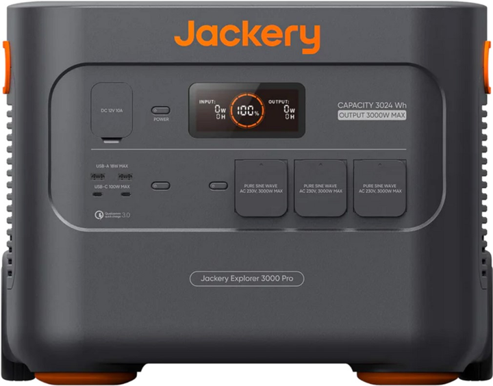 Зарядна станція Jackery Explorer 3000 Pro / 3000 Вт / 3024 Вт⋅год / Li-Ion (70-3000-EUOR01) - зображення 1