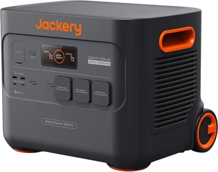 Зарядна станція Jackery Explorer 3000 Pro / 3000 Вт / 3024 Вт⋅год / Li-Ion (70-3000-EUOR01) - зображення 4