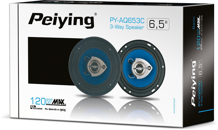 Głośnik samochodowy Peiying PY-AQ653C 6.5" (5901436739135) - obraz 9