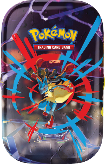 Dodatek do gry planszowej Pokemon TCG: Mega Heroes Mini Tin - Lucario (196214112964) - obraz 1