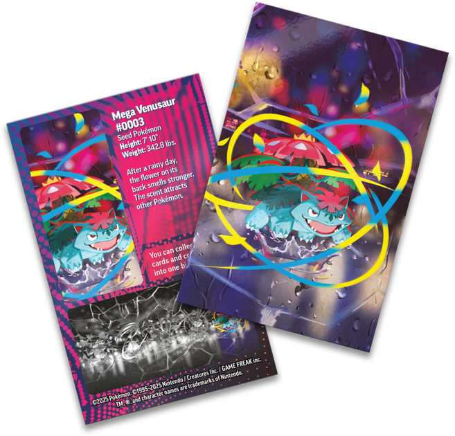 Доповнення до настільної гри Pokemon TCG: Mega Heroes Mini Tin - Venusaur (196214113060) - зображення 2