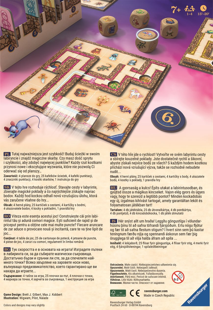 Настільна гра Ravensburger Labyrinth GO! (4005556247967) - зображення 5