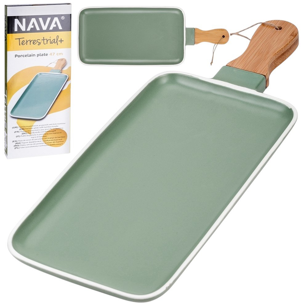 Таця Nava Terrestrial фарфорова 46.5 × 18 см (5205746168877) - зображення 4