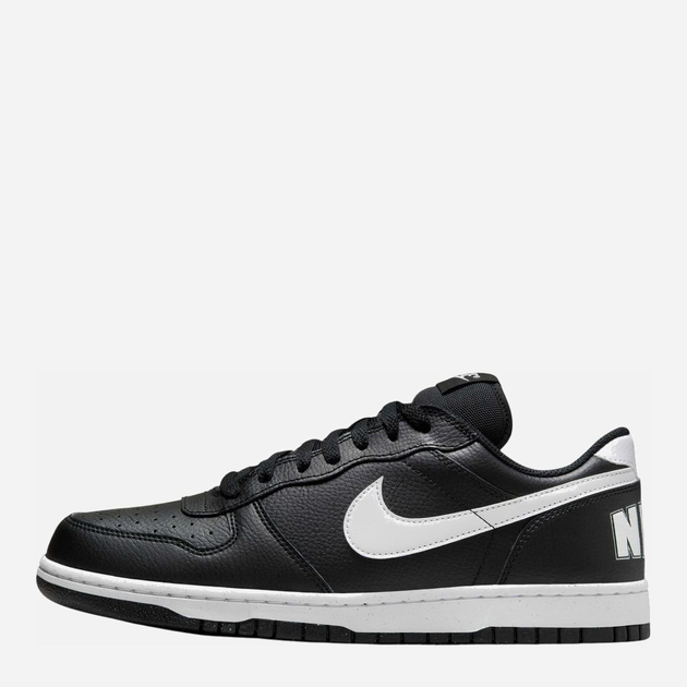 Чоловічі кеди низькі Nike Big Low 355152-016 42.5 (9US) Чорні з білим (91201781164) - зображення 2