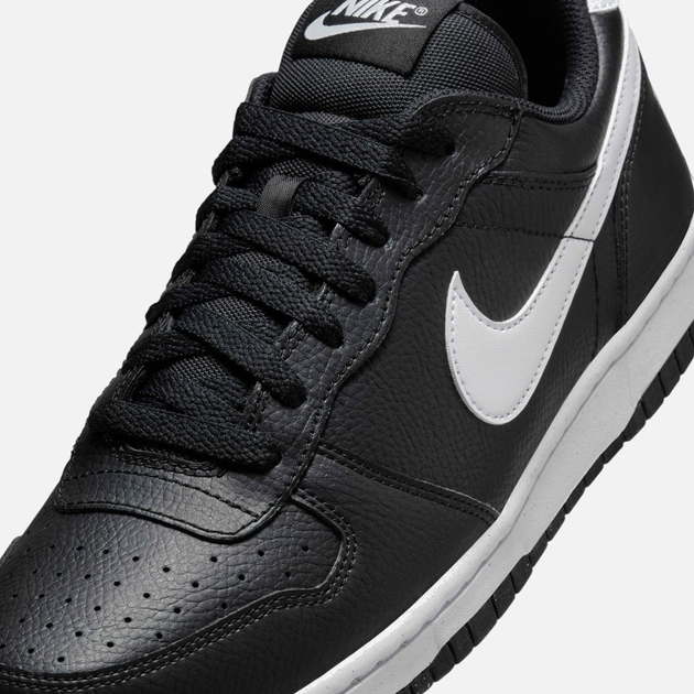 Чоловічі кеди низькі Nike Big Low 355152-016 43 (9.5US) Чорні з білим (91201781171) - зображення 7