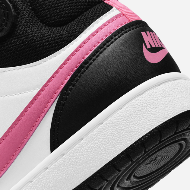 Sneakersy młodzieżowe dziewczęce wysokie Nike Court Borough Mid 2 (Gs) CD7782-005 36 (4US) Czarne (194953181197) - obraz 7