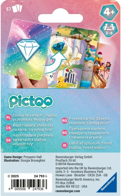 Настільна гра Ravensburger Pictoo Fantasy (4005556247936) - зображення 4