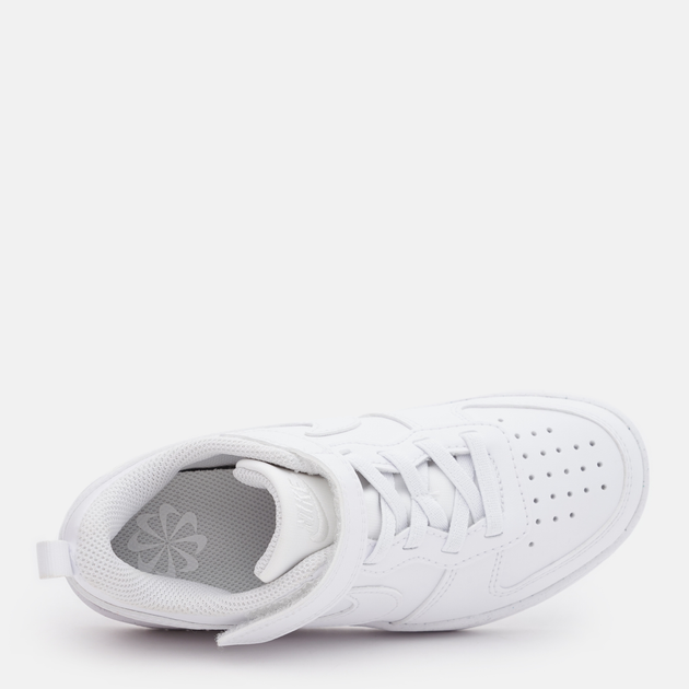 Sneakersy chłopięce na rzepy Nike Court Borough Low Recraft (Ps) DV5457-106 28 (11US) Białe (196968174157) - obraz 5