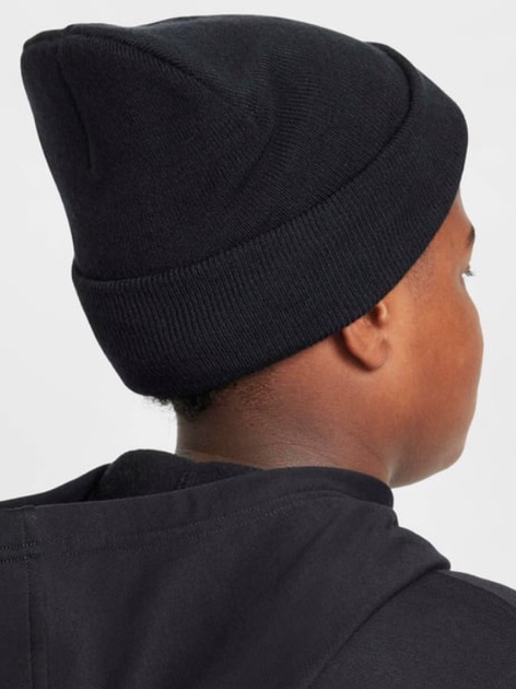Czapka dziecięca beanie Nike K Nk Peak Beanie Tc Fut HF5498-010 Czarna (197596817836) - obraz 3