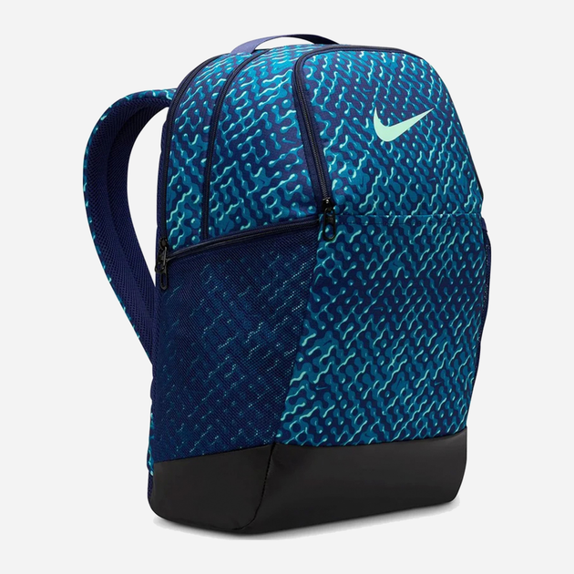 Рюкзак спортивний тканинний 24 л Nike Nk Brsla M Bkpk - 9.5 Aop Fa25 HV6596-492 Синій (198480964049) - зображення 3