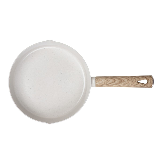 Patelnia Homla Loreburn z powłoką ceramiczną Biała 24 cm (5904183887548) - obraz 4