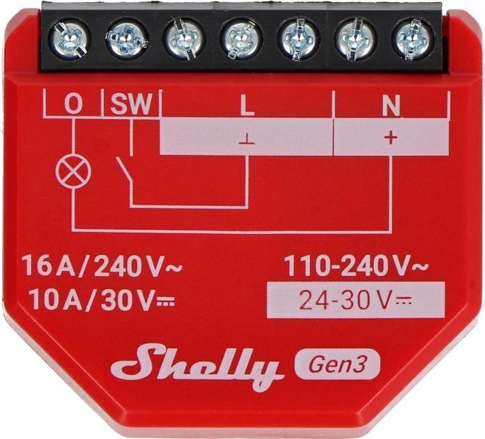 Inteligentny przekaźnik Shelly 1PM Gen3 4 szt. (3800235261811) - obraz 5