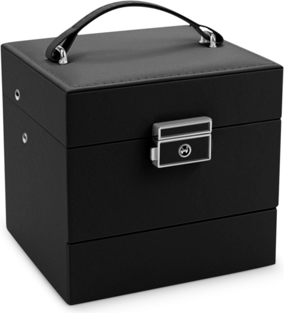 Скринька для біжутерії Massido MS-703 чорна 12.5 x 13 x 13 см (5903890610647) - зображення 5
