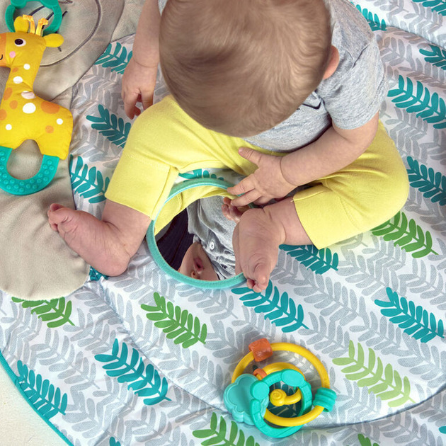 Mata edukacyjna Bright Starts Hug-n-Cuddle Activity Gym Słonik 12590 (74451125902) - obraz 6