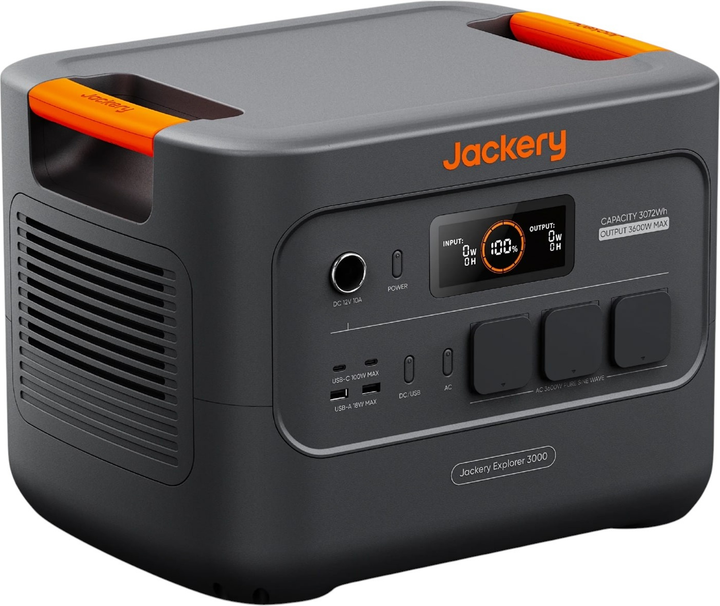 Зарядна станція Jackery Explorer 3000 v2 / 3600 Вт / 3072 Вт⋅год / LiFePO4 (21-0001-000312) - зображення 3