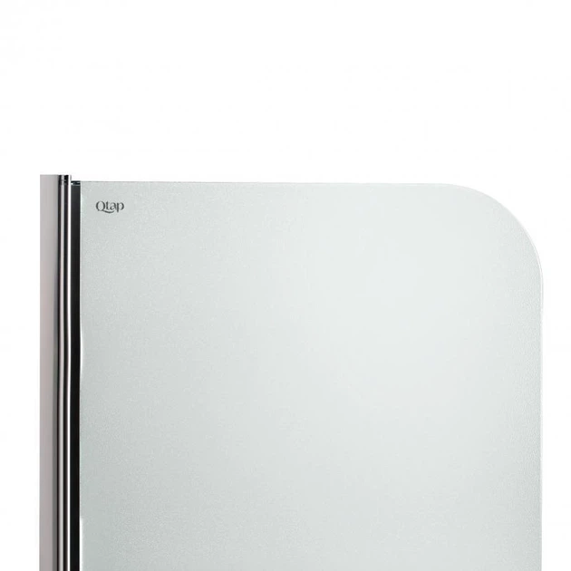 Штора на ванну Qtap Standard CRM407513APL Стекло Pear 75х140 см левая - изображение 3