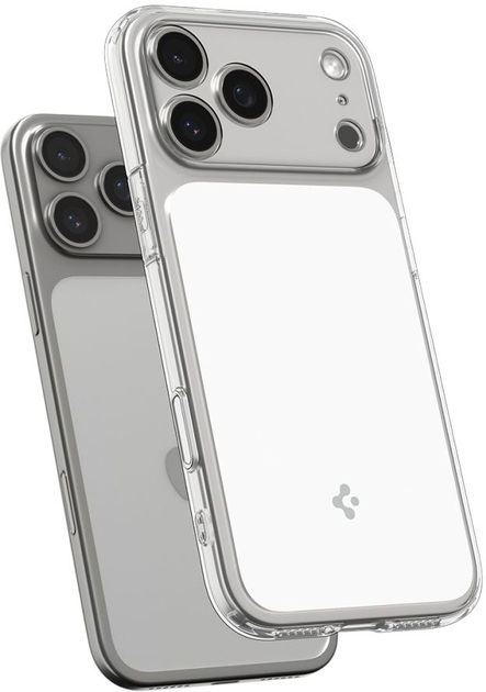Etui Spigen Ultra Hybrid "T" Mag MagSafe do Apple iPhone 17 Pro Transparent/White (8800283314762) - obraz 5