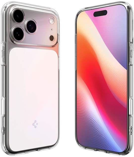 Etui Spigen Ultra Hybrid "T" Mag MagSafe do Apple iPhone 17 Pro Max Transparent/White (8800283314120) - obraz 7