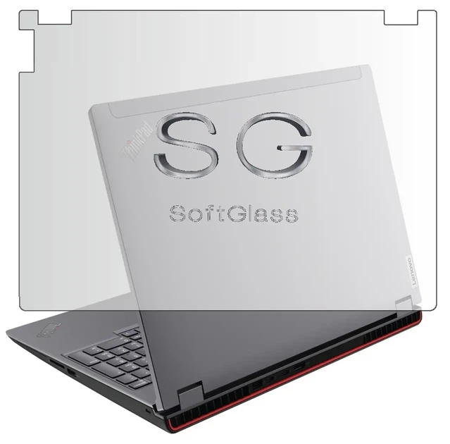 Бронепленка для Lenovo ThinkPad P16 Gen 1 на экран износоустойчивая полиуретановая SoftGlass износоустойчивая полиуретановая - изображение 2