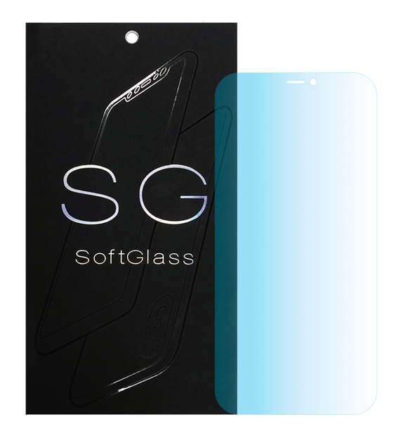 Бронеплівка для Apple iPhone 12 на екран зносостійка поліуретанова SoftGlass - Фото 1 Бронеплівка для Apple iPhone 12 на екран зносостійка поліуретанова SoftGlass - зображення 1