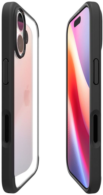 Etui Spigen Ultra Hybrid do Apple iPhone 17 Black (8800283315097) - obraz 6