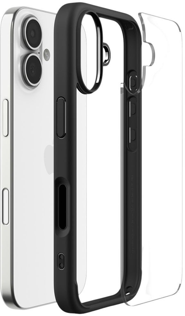 Etui Spigen Ultra Hybrid do Apple iPhone 17 Black (8800283315097) - obraz 7