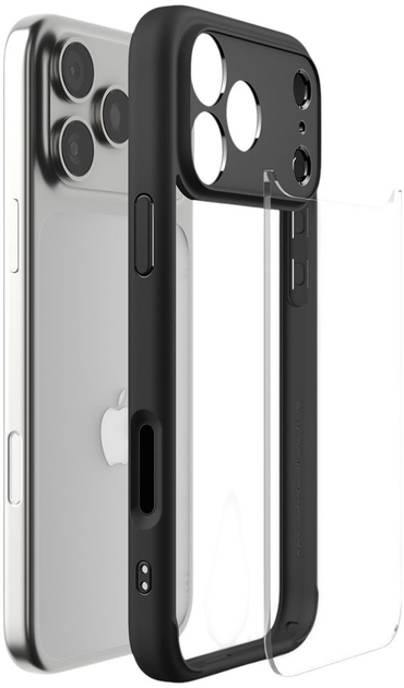 Etui Spigen Ultra Hybrid do Apple iPhone 17 Pro Max Black (8800283314113) - obraz 7