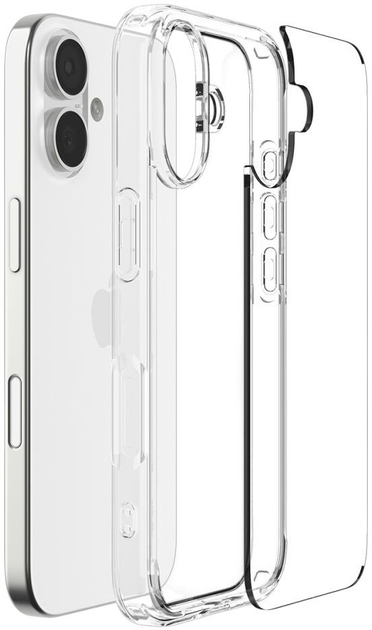 Etui Spigen Ultra Hybrid do Apple iPhone 17 Crystal Clear (8800283315080) - obraz 7