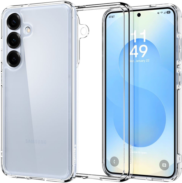 Etui Spigen Ultra Hybrid do Samsung Galaxy S25 Transparent (8809971238373) - obraz 1