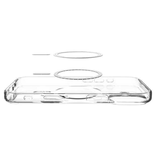 Etui plecki Spigen Ultra Hybrid MagSafe Case do Apple iPhone 17 Clear White (8800283315127) - obraz 7
