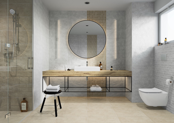 Mozaika Cersanit Pietra Grey OD443-007 29.7 x 29.7 cm (2190001878567) - obraz 2