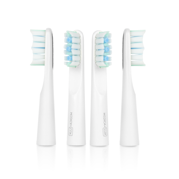 Насадки для звукової зубної щітки medica+ lux 10х portable (4 шт) - зображення 6