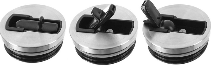 Kubek termiczny puszka Orion Złoty Czarny 700 ml (8592381215187) - obraz 5
