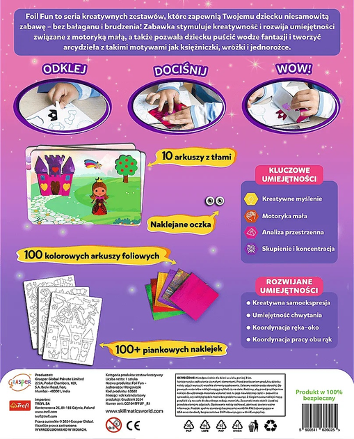 Zestaw kreatywny Skillmatics Zabawa folią Jednorożce i księżniczki (5900511626025) - obraz 8