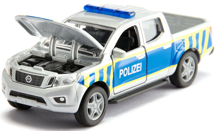Автомобіль Siku Super Nissan Navara Німецька федеральна поліція (4006874023172) - зображення 6