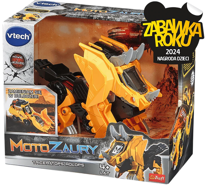 Figurka Vtech Motozaury Triceratops Molops (5900511619423) - obraz 1