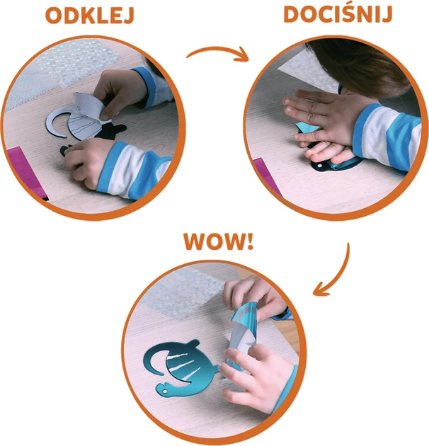 Zestaw kreatywny Skillmatics Zabawa folią Kraina dinozaurów (5900511626063) - obraz 3
