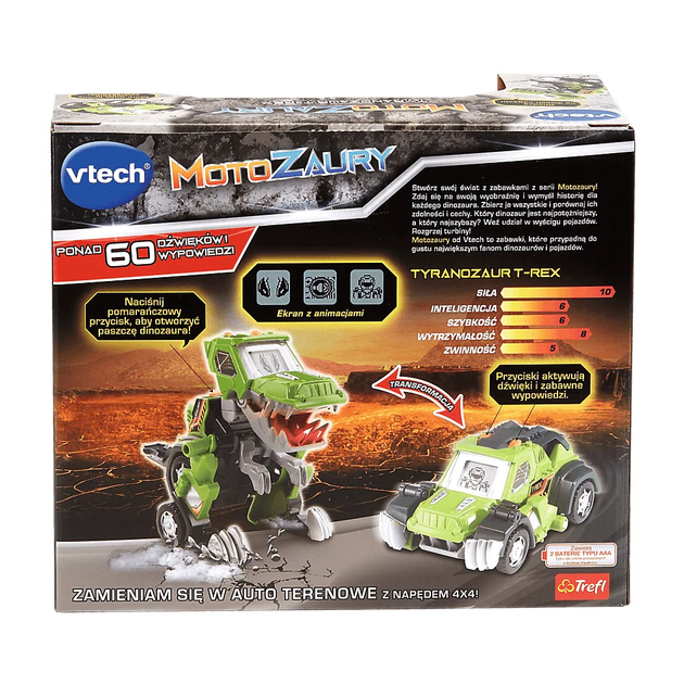 Figurka Vtech Motozaury Tyranozaur T-Rex (5900511619447) - obraz 4