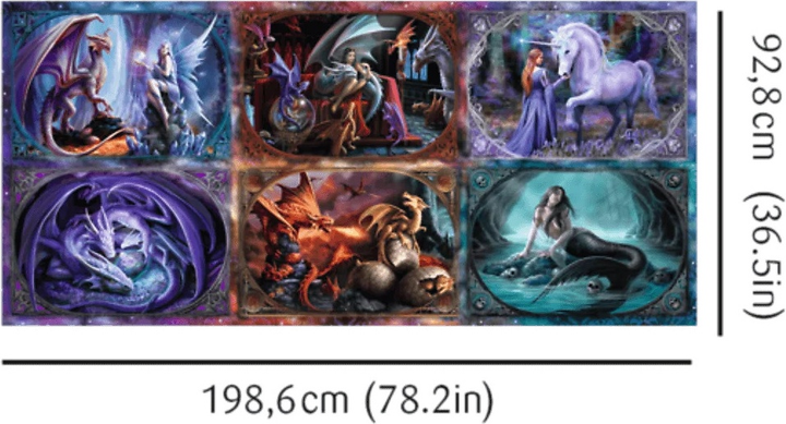 Puzzle Trefl Prime Istoty fantastyczne 9000 elementów (5900511810349) - obraz 5