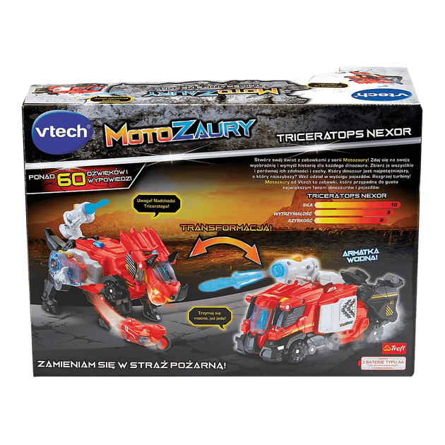 Figurka Vtech Motozaury Triceratops Nexor (5900511619546) - obraz 4