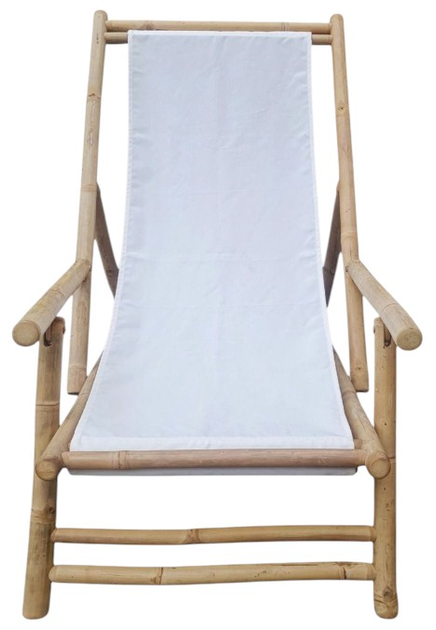 Leżak HOMLA 741838 MARE 59 x 107 x 85 cm Biały (5906496741838) - obraz 2