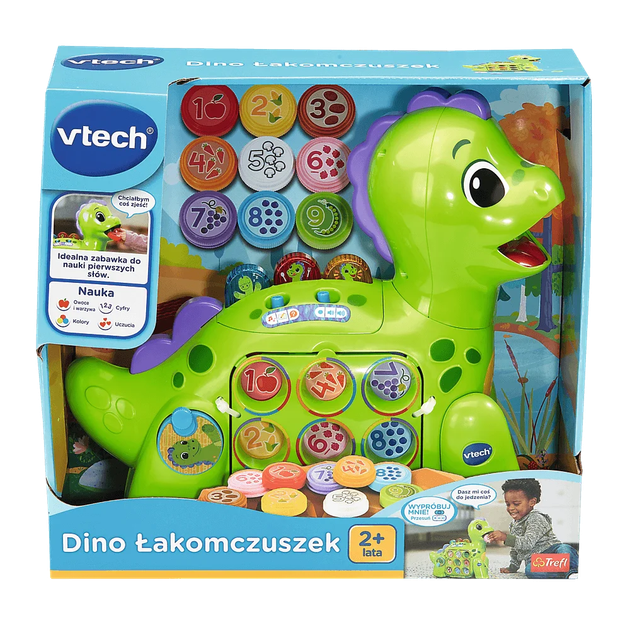 Zabawka interaktywna Vtech Dino Łakomczuszek (5900511619560) - obraz 5