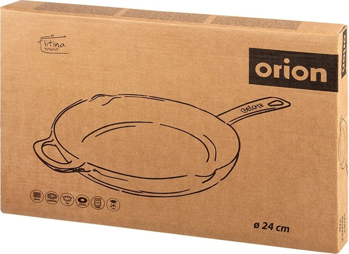 Patelnia Orion Litina żeliwna emaliowana 24 cm (8592381210090) - obraz 11