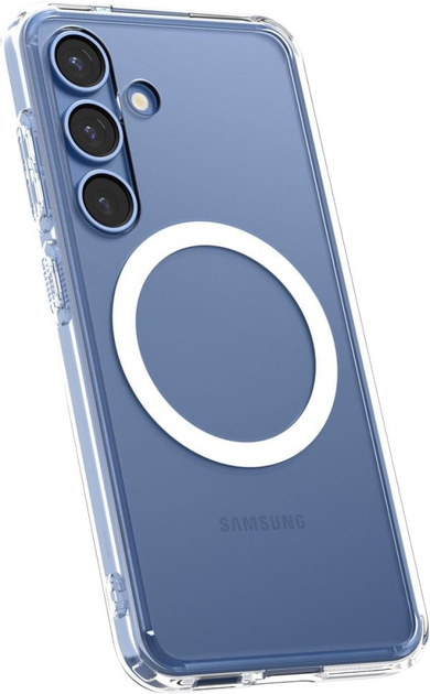Etui plecki Spigen Ultra Hybrid MagSafe Case do Samsung Galaxy S25 Clear White (8809971238335) - obraz 6