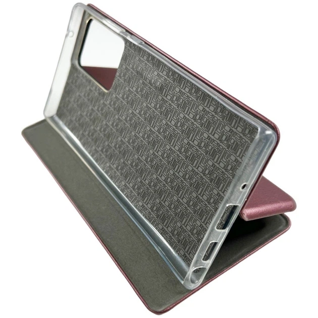 Чохол книжка Fashion Case для Samsung Galaxy Note 20 Ultra Бордовий - Фото 3 Чохол книжка Fashion Case для Samsung Galaxy Note 20 Ultra Бордовий - зображення 3